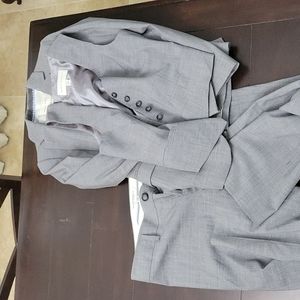 Banana republic 3 peice gray suit
